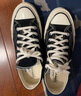 匡威（Converse）帆布鞋男  1970s三星標 運動休閑鞋子 黑色板鞋女 162058 36.5 曬單實拍圖