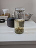 希諾（HEENOOR）單層玻璃杯新品可樂提環(huán)泡茶杯耐熱車載便攜濾網(wǎng)男士大容量水杯子 灰色 395ML-6066 曬單實拍圖