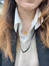 中國黃金黃金吊墜女在逃公主蝴蝶結(jié)項鏈送女友送老婆生日禮物 足金吊墜【約0.53g】+S925鏈 含證書/標簽(鏈長41cm可延長3cm) 曬單實拍圖