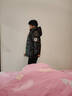 鴨鴨KIDS鴨鴨童裝兒童羽絨服男童中長(zhǎng)款2024新款中大童洋氣冬季外套 黑色 170 曬單實(shí)拍圖