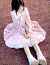 唐努烏（Tang Nu wu）洛麗塔裙子夢境少女op學(xué)生Lolita優(yōu)雅連衣裙小公主裙子正生日禮物 玻璃樂園+飛機(jī)盒 S 【65-90斤】 曬單實拍圖