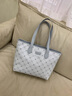 viney單肩包包女包大容量托特包品牌手提生日禮物送女友老婆 【海鹽薄荷灰】實(shí)用高檔輕奢大包 時(shí)尚百搭休閑通勤腋下包 曬單實(shí)拍圖