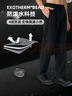 諾詩(shī)蘭（NORTHLAND）男士軟殼褲長(cháng)絨加厚保暖防潑男士彈力長(cháng)褲通勤戶(hù)外登山徒步 純黑色-男 175 曬單實(shí)拍圖