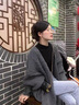 AEMAPE軟糯慵懶風(fēng)韓系針織開(kāi)衫上衣小香風(fēng)中長(zhǎng)款灰色麻花毛衣外套女秋季 灰色 L 建議120-135斤 曬單實(shí)拍圖