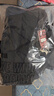 初語(yǔ)90白鴨絨撞色立領(lǐng)羽絨服女冬季新款蓬松云朵泡芙面包服外套 黑色 XL 曬單實(shí)拍圖
