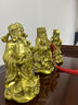 天祥緣 銅福祿壽三星擺件福星祿星壽星三仙祝壽家居客廳供奉送禮 7號銅福祿壽三仙一套 曬單實(shí)拍圖