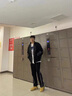 益帛休閑褲男春夏季新款運動(dòng)長(cháng)褲設計感美式潮流闊腿寬松直筒褲子男士 黑色【加絨】 L【建議110-130斤】 曬單實(shí)拍圖