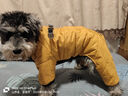狗狗衣服秋冬季保暖羽絨棉衣寵物四腳衣中小型犬泰迪比熊狗棉襖 四腳衣-黃色 3XL（建議體重20-26斤左右） 四腳棉衣 曬單實(shí)拍圖