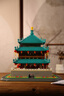 萬格積木 西安鐘樓國風建筑小顆粒拼裝積木建筑模型小顆粒積木禮物 西安鐘樓（1121pcs）6228 曬單實拍圖