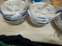 華青格唐式青花瓷碗碟套裝餐具套裝 家用飯碗盤子魚盤釉下彩喬遷送禮 6英寸唐式碗【6只】 曬單實拍圖