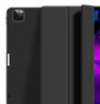 欽靈（QL） ipadpro保護殼帶筆槽充電11英寸2021電腦套無(wú)阻蘋(píng)果平板硅膠三折新款2020 黑色【右側筆槽款，方便充電】 ipad pro2021款11英寸 曬單實(shí)拍圖