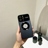 檸木唐 蘋果16pro手機(jī)殼iPhone16Plus保護(hù)套蘋果16ProMax全包鏡頭新款男女磁吸簡約超薄外殼磨砂玻璃外殼 黑色【磁吸充電-磨砂玻璃】 蘋果16 Pro Max 曬單實(shí)拍圖