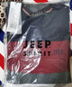 JEEP SPIRIT吉普休閑長(cháng)袖t恤男純棉圓領(lǐng)拼接體恤衫秋冬男裝打底套頭上衣6061 XZ6061寶藍 XXXL建議185-200斤穿 曬單實(shí)拍圖