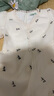 朵以（Duoyi）2025夏季新款法式V領碎花連衣裙立體刺繡玫瑰仙女歐根紗中長裙女 米杏 S 曬單實拍圖