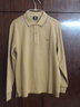 七匹狼【火山巖】長(cháng)袖T恤男裝新款保暖翻領(lǐng)Polo體恤衫衣服男上衣 701(卡其) L 170/88A 曬單實(shí)拍圖