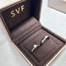 鑫萬福現(xiàn)貨-鉑金鉆戒六爪求婚鉆石戒指訂婚女戒結(jié)婚GIA裸鉆送女友禮物 【GIA雙證】共40分E色VS2 3EX N 曬單實(shí)拍圖