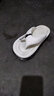 朦朦兔流氓兔人字拖男士夏季外穿運動(dòng)沙灘鞋夾腳防滑踩屎感戶(hù)外夾板拖鞋 白色-男款 44-45 適合43/44腳穿 曬單實(shí)拍圖