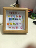 惗優(yōu)品刺繡相框祝福語(yǔ)十字繡擺臺(tái)自制手工書法diy創(chuàng)意生日禮物桌面擺件 胡桃色 4寸+刺繡全套工具 曬單實(shí)拍圖