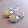 萌跑春季男寶寶布鞋千層底手工老北京1-3歲幼兒童學(xué)步鞋 藍色(202) 22 內長(cháng)14cm 14碼腳長(cháng)約13cm 曬單實(shí)拍圖