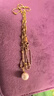 佐卡伊七夕禮物 K金項(xiàng)鏈 黃18K金金珠項(xiàng)鏈簡約百搭生日禮物 X00682 曬單實(shí)拍圖