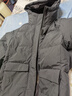 安踏（ANTA）三層速暖羽絨服丨長(zhǎng)款修身鵝絨外套女款冬季防風(fēng)保暖連帽大衣 基礎(chǔ)黑-2 S (女160) 曬單實(shí)拍圖