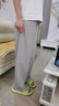 LPOX休閑褲女運動(dòng)褲子女寬松百搭夏新款闊腿褲女高腰直筒休閑褲女 白條紋 L 95-110斤 曬單實(shí)拍圖