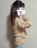 妙奕嘉長(cháng)袖t恤女潮流女士夏季新款打底衫春秋洋氣款上衣罩衫寬松遮肚子 左袖黑色條紋卡其色圓領(lǐng)長(cháng)袖 M 【建議80-100斤】 曬單實(shí)拍圖