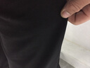 羅蒙（ROMON）西褲男士2024春秋純色錐形直筒九分英倫免燙修身小腳褲休閑長(cháng)褲子 黑色九分+灰色九分 33 建議135-140斤 曬單實(shí)拍圖