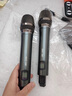 先科OK-102無(wú)線(xiàn)一拖二話(huà)筒家用唱歌卡拉OK麥克風(fēng)會(huì )議演出舞臺專(zhuān)用 舞臺級一拖二分集麥克風(fēng) 官方標配 曬單實(shí)拍圖