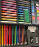凯蒂卡乐（KIDDYCOLOR）135件双层礼盒绘画套装（梦幻独角兽）儿童画画工具小学生水彩笔美术六一儿童节礼物 实拍图