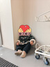 棉花堂寶寶外套加厚2024秋冬新款男童格子大衣兒童連帽棉服童裝女 綠色格子 90 曬單實(shí)拍圖