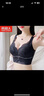 雅鹿超薄款內(nèi)衣女大胸顯小文胸大碼調(diào)整型聚攏收副乳防下垂美背胸罩 黑色 85C =38BC通杯  薄杯約0.5cm 曬單實(shí)拍圖