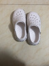 回力洞洞洞鞋男夏季外穿2026新款開(kāi)車(chē)透氣男士涼鞋防滑沙灘戶(hù)外包頭拖鞋 白色 41 (41-42) 曬單實(shí)拍圖