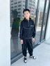 G.DUCKKIDS男童春裝套裝春秋季衛衣中大兒童男孩冬款加絨加厚大童男裝帥氣潮 流星春秋款黑色 120 身高115cm/體重40斤 曬單實(shí)拍圖