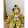 G.DUCK KIDS小黃鴨童裝嬰兒羽絨服冬季保暖連體衣男寶寶滿月百天新生兒衣服 綠色 100碼建議90-100cm3-4歲cm 曬單實(shí)拍圖