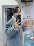 俏三歲大號(hào)蝴蝶結(jié)抓夾女后腦勺低馬尾半扎發(fā)夾鯊魚(yú)夾子在逃公主頭飾發(fā)卡 黑色【多層蝴蝶結(jié)抓夾】 曬單實(shí)拍圖