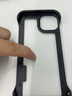 YSGUDU 撞色無邊框適用iPhone手機(jī)殼無邊蘋果無框散熱透氣鏤空防摔半包保護(hù)套 黑色 蘋果14 曬單實(shí)拍圖