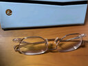 目戲（EYEPLAY）防藍光輻射近視眼鏡輕盈鈦合金鏡腿眼鏡可選品牌鏡片眼鏡5040 曬單實(shí)拍圖