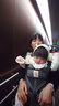 FEELINGBABY嬰兒帽子秋冬季薄款可愛0-1-2歲嬰幼兒童毛線帽冬天男寶寶針織帽 深灰色 均碼(頭圍32-50cm)建議0-3歲 曬單實拍圖