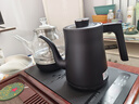 志高（CHIGO） 全自動(dòng)上水壺電熱水壺燒水茶具套裝燒水器電茶爐玻璃燒水壺電茶壺自動(dòng)茶具燒水機泡茶機 316磨砂黑底部上水（煮茶款） 0.8L 曬單實(shí)拍圖