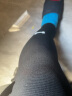 安德玛（UNDERARMOUR）运动护全腿护膝防护具男女健身训练骑行跑步足球篮球袜套 黑色M码 实拍图