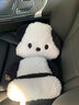 雅夢(mèng)夕汽車(chē)頭枕護頸枕腰靠車(chē)用靠枕車(chē)內飾用品車(chē)座椅護腰靠墊卡通套裝 【黑白狗狗】頭枕（單個(gè)） 曬單實(shí)拍圖