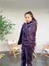 皮爾卡丹（pierre cardin）加絨加厚運(yùn)動(dòng)休閑套裝女秋冬季2025年時(shí)尚金絲絨衛(wèi)衣服三件套 紫色 2XL （建議120-130斤） 曬單實(shí)拍圖