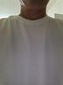 凡客誠品（VANCL）男式春秋季純棉長(cháng)袖T恤休閑寬松打底上衣百搭基礎款 淺米 XL 曬單實(shí)拍圖