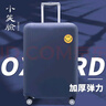 電北（DERBIA） 行李箱保護(hù)套 拉桿箱套旅行箱保護(hù)套彈力加厚耐磨皮箱套旅行箱外套托運(yùn)行李箱防塵罩 藏青笑臉 【彈力加厚耐磨】 25/26寸 曬單實(shí)拍圖