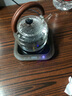 容山堂玻璃煮茶器黑白茶普洱蒸汽泡茶壺耐熱家用燒水壺電陶爐套裝 星耀煮茶器+小容黑胡桃電陶爐 曬單實拍圖
