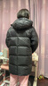 笛莎（DEESHA）童裝女童溫暖連帽羽絨服2024秋冬季新款兒童時(shí)尚三防中長(zhǎng)款羽絨服 黑色 165 曬單實(shí)拍圖