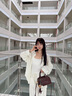 CinvaiKrose【趙昭儀同款】包包女包2025新款保齡球斜挎包生日七夕情人節(jié)禮物 咖啡色【送女友老婆女生禮物走心】 曬單實拍圖