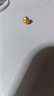 詠者黃金十二生肖足金999生肖轉(zhuǎn)運珠本命年紅繩手鏈七夕情人節(jié)禮物 金猴約0.3-0.4g 曬單實拍圖