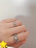 Arsis【明星同款】波紋套戒戒指女時(shí)尚輕奢開(kāi)口戒禮物送女友 水波紋套戒 曬單實(shí)拍圖